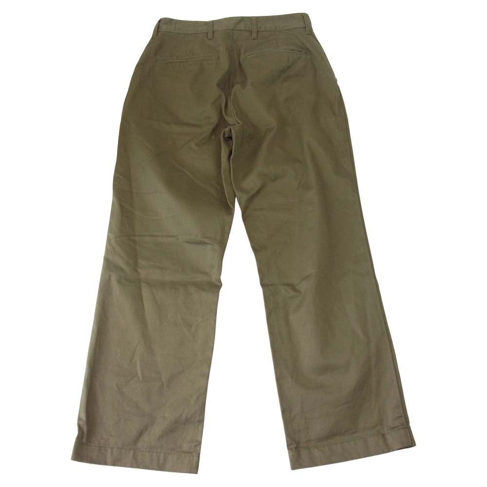 トロフィークロージング 40 Civilian Trousers シリビアン トラウザーズ ミリタリー チノ カーキ系 32【中古】