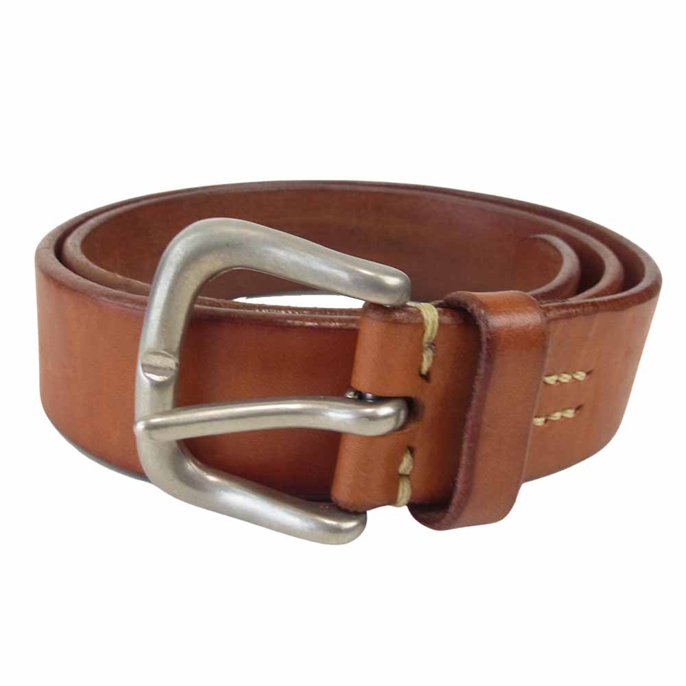 The REAL McCOY'S ザリアルマッコイズ JOE McCOY ジョー マッコイ BEND LEATHER BELT ベンズレザー ブラウン系 34【中古】