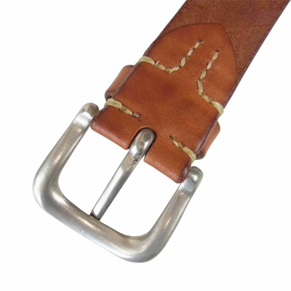 The REAL McCOY'S ザリアルマッコイズ JOE McCOY ジョー マッコイ BEND LEATHER BELT ベンズレザー ブラウン系 34【中古】