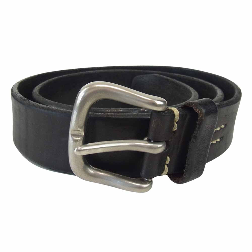The REAL McCOY'S ザリアルマッコイズ JOE McCOY ジョー マッコイ BEND LEATHER BELT ベンズレザー ダークブラウン系 32【中古】