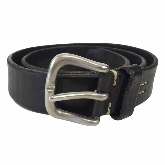 The REAL McCOY'S ザリアルマッコイズ JOE McCOY ジョー マッコイ BEND LEATHER BELT ベンズレザー ダークブラウン系 32【中古】