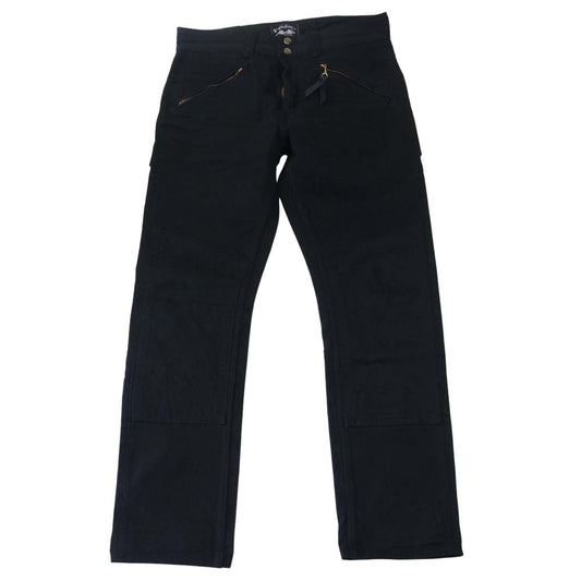 LANGLITZ LEATHERS ラングリッツレザーズ 日本製 B.D Competition Breeches 13oz ブラックデニム コンペティション ブラック系 32【中古】