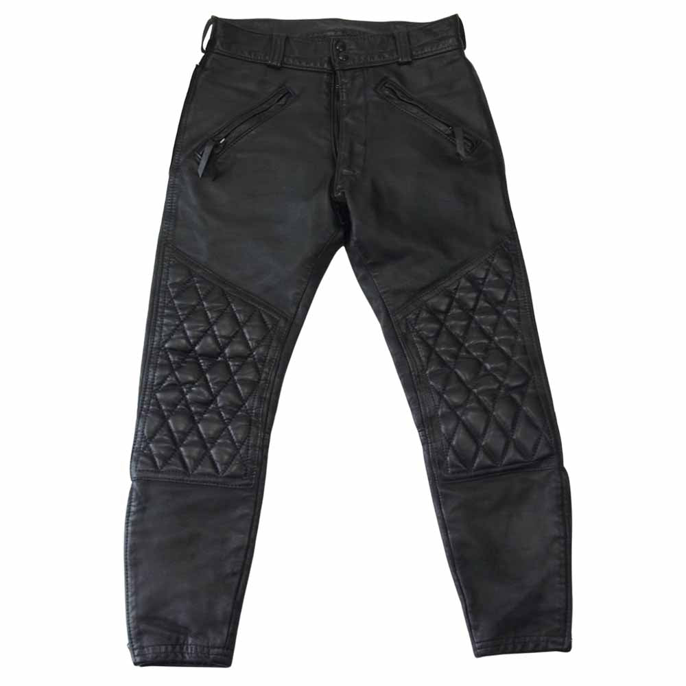 LANGLITZ LEATHERS ラングリッツレザーズ  Padded Competition Breeches パッデッド コンペティション ブリーチーズ レザー ブラック系【美品】【中古】