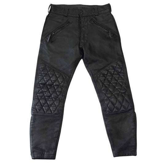 LANGLITZ LEATHERS ラングリッツレザーズ  Padded Competition Breeches パッデッド コンペティション ブリーチーズ レザー ブラック系【美品】【中古】