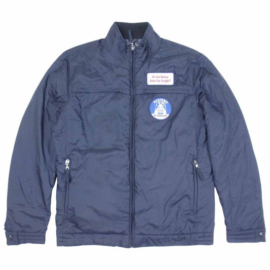 HYSTERIC GLAMOUR ヒステリックグラマー 0293AB04 裏地プリント プリマロフト ナイロン ジャケット ダークネイビー系 M【中古】