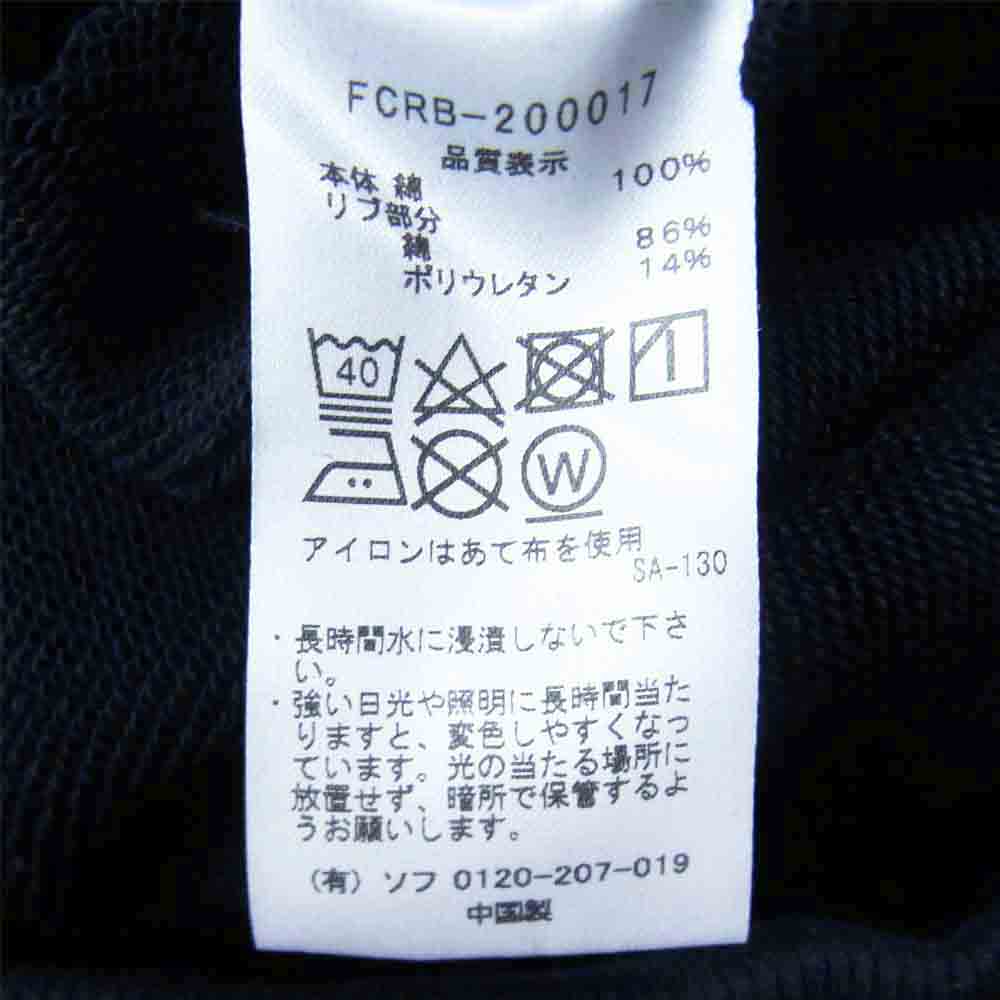 F.C.R.B. エフシーアールビー FCRB-200017 COCA-COLA EMBLEM CREWNECK SWEAT コカコーラ エンブレム クルーネック トレーナー スウェット ブラック系 S【美品】【中古】