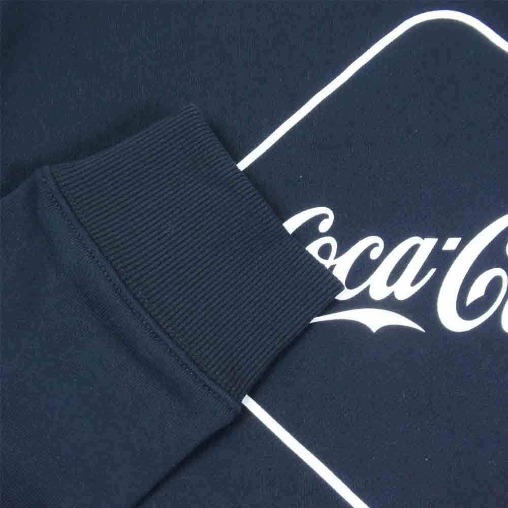 F.C.R.B. エフシーアールビー FCRB-200017 COCA-COLA EMBLEM CREWNECK SWEAT コカコーラ エンブレム クルーネック トレーナー スウェット ブラック系 S【美品】【中古】