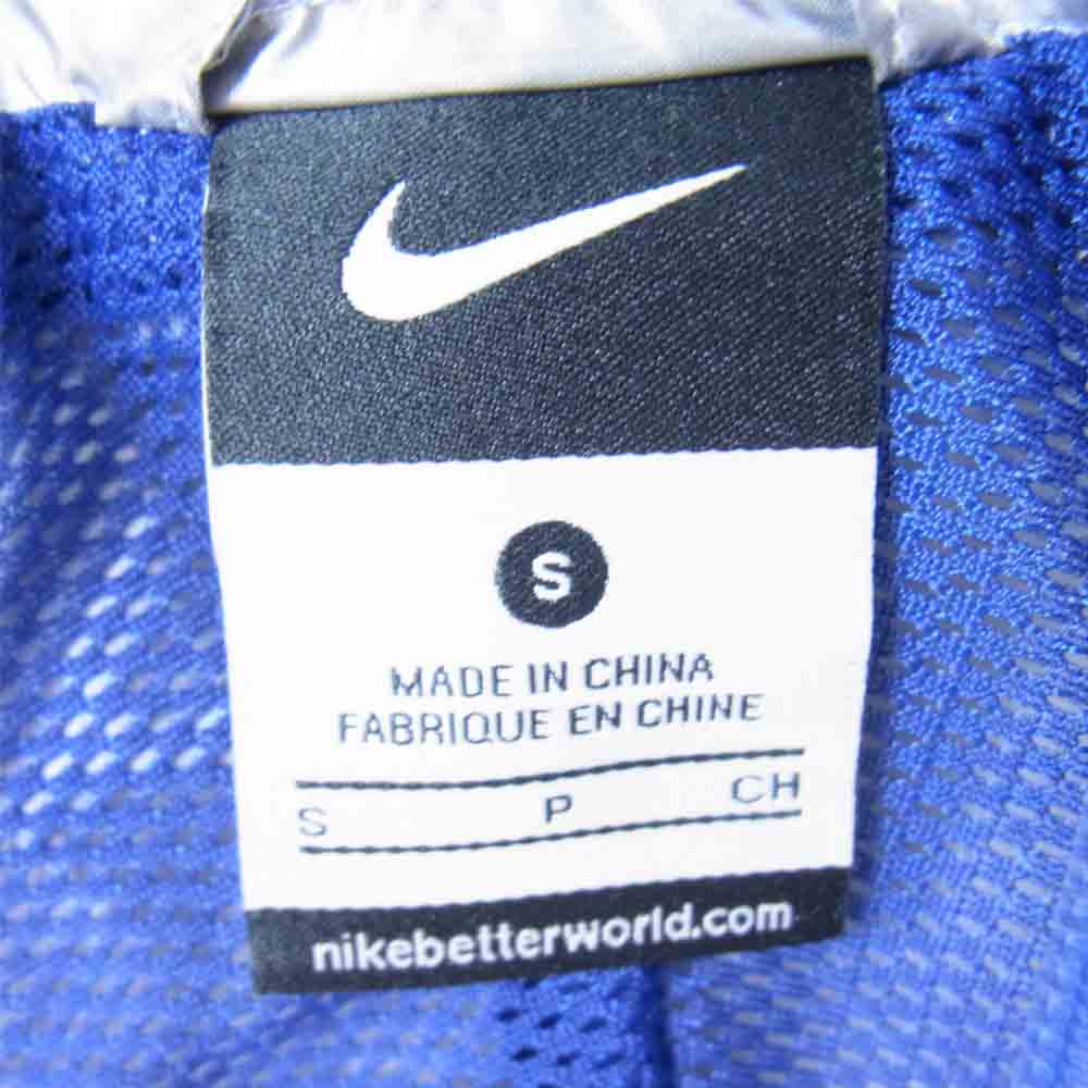 F.C.R.B. エフシーアールビー 16SS SP160801EAG × NIKE ナイキ WARM UP JACKET ウォーム アップ ジャケット 青×シルバー系 S【美品】【中古】