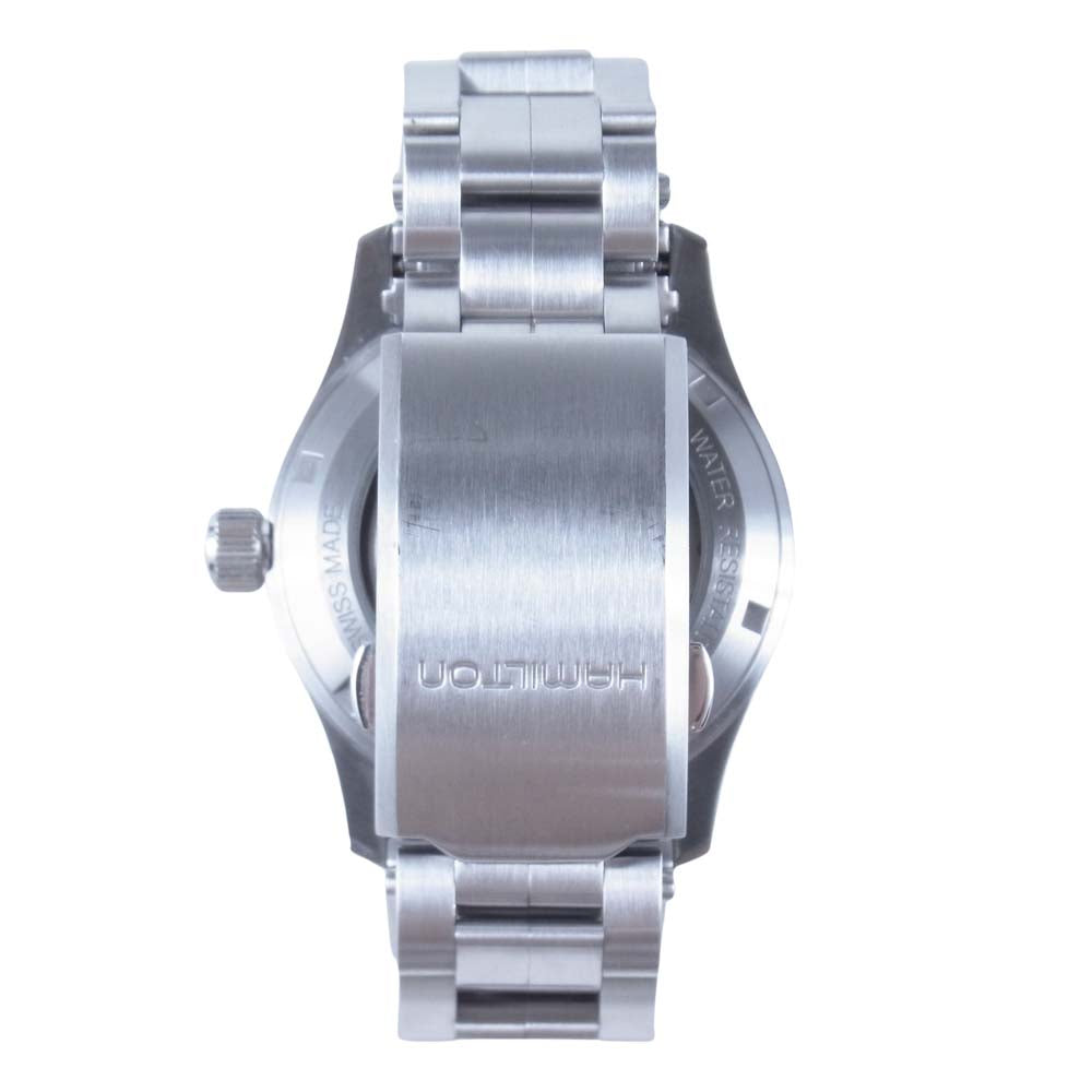 HAMILTON ハミルトン H70455133 Khaki Field Automatic Black Dial カーキ フィールド オート 自動巻き 38mm ブラックダイヤル 腕時計 シルバー系【中古】