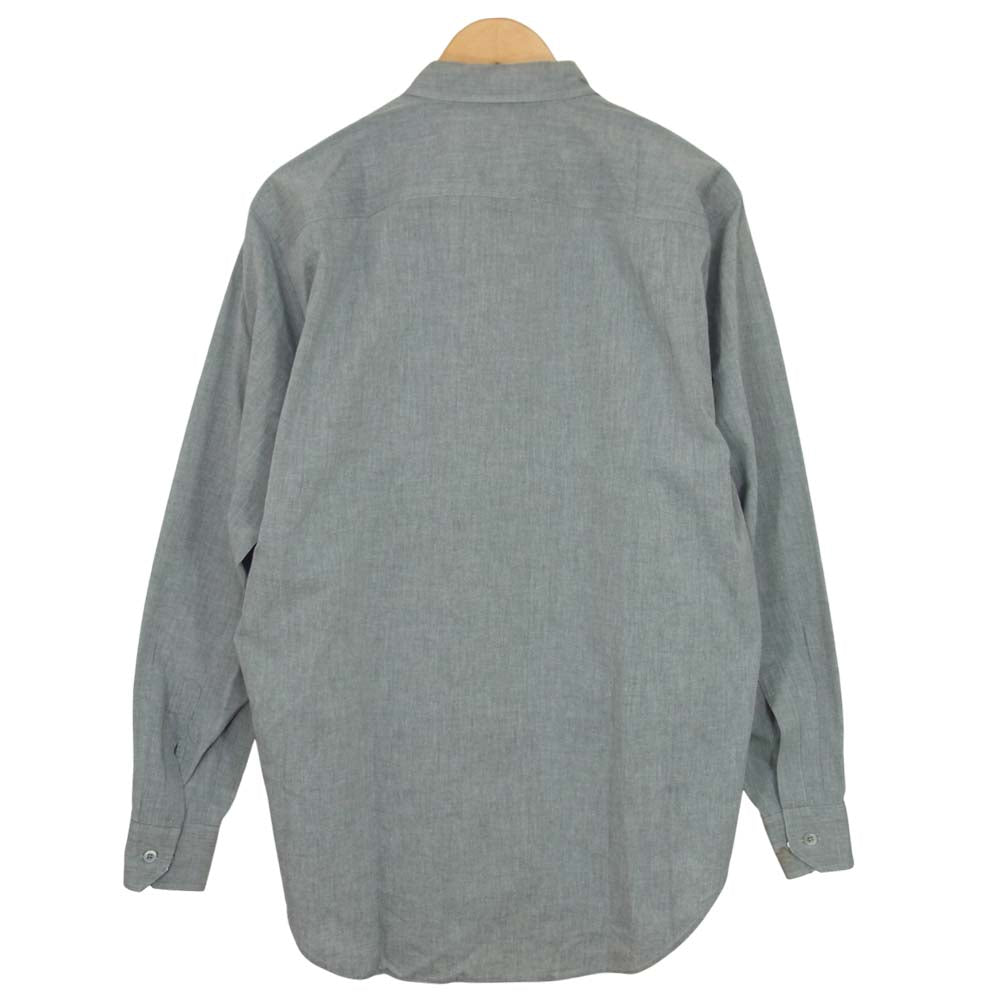 ISSEY MIYAKE イッセイミヤケ ME91-FJ169 レギュラーカラー 比翼 シャツ グレー系 XL【中古】