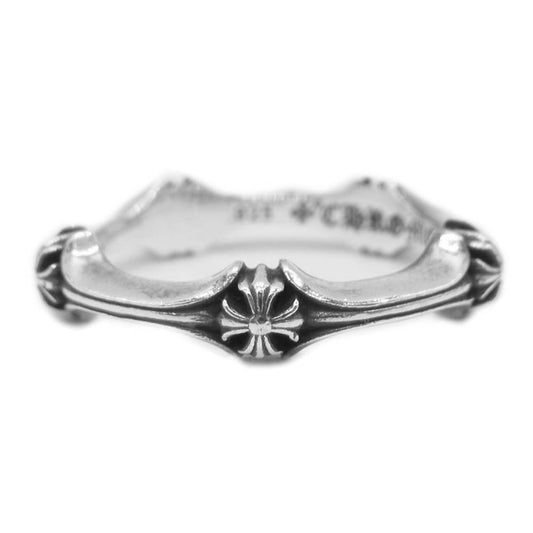 CHROME HEARTS クロムハーツ（原本無） PLUS & BONE RING プラス アンド ボーン リング シルバー系 20号【中古】