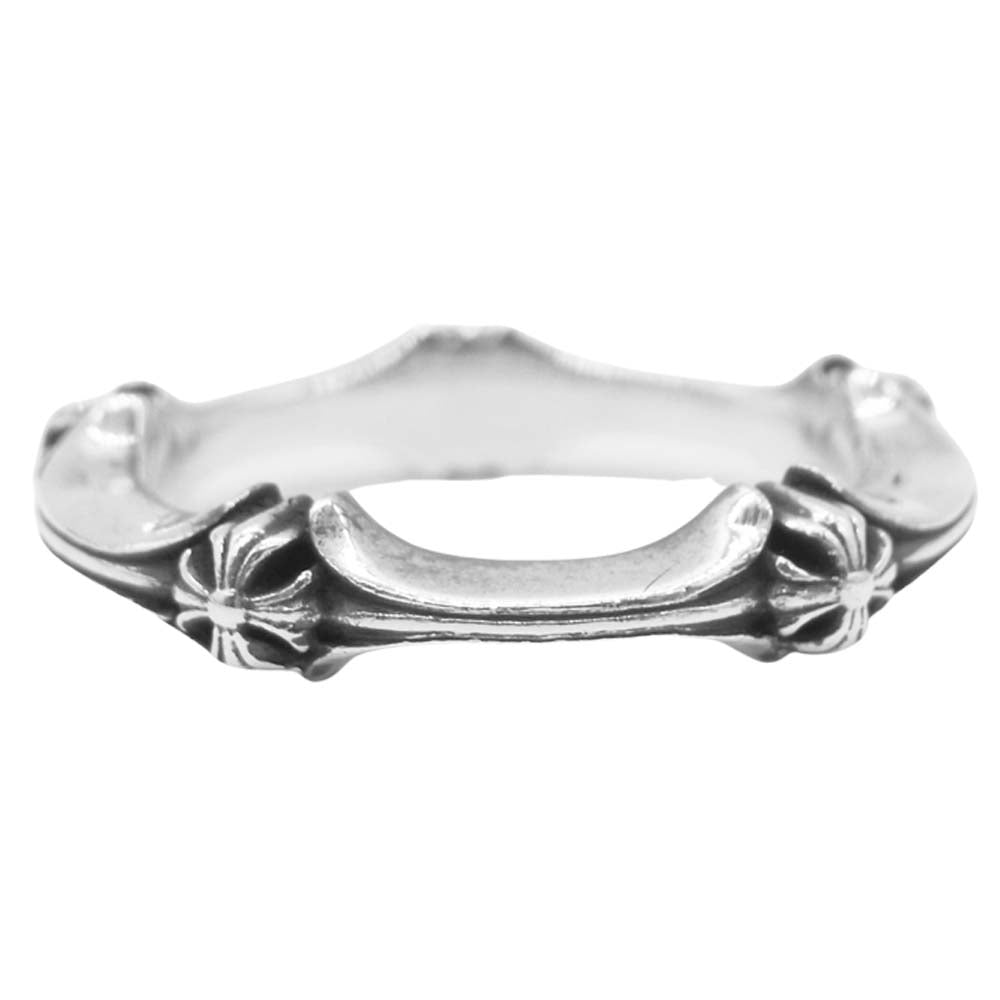 CHROME HEARTS クロムハーツ（原本無） PLUS & BONE RING プラス アンド ボーン リング シルバー系 20号【中古】