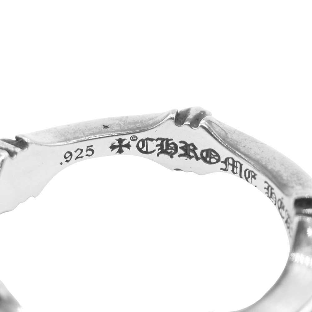 CHROME HEARTS クロムハーツ（原本無） PLUS & BONE RING プラス アンド ボーン リング シルバー系 20号【中古】