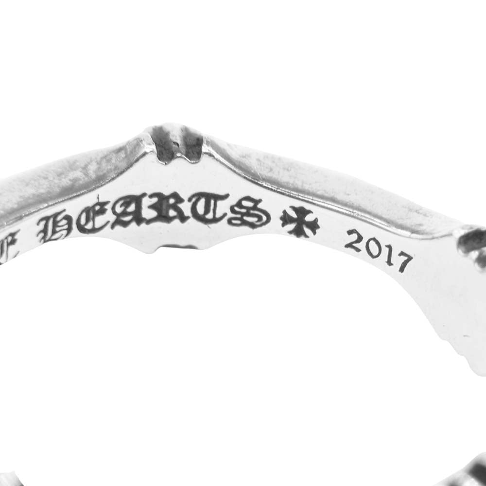 CHROME HEARTS クロムハーツ（原本無） PLUS & BONE RING プラス アンド ボーン リング シルバー系 20号【中古】