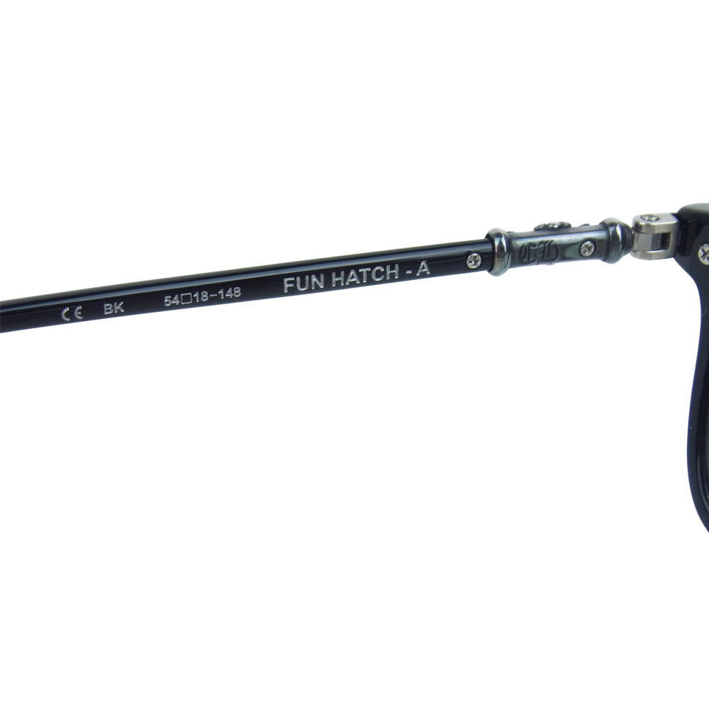 CHROME HEARTS クロムハーツ（原本無） FUN HATCH-A アイウェア 眼鏡 ブラック系【中古】