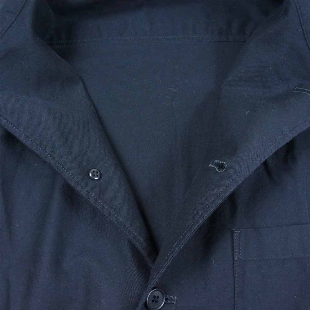 Yohji Yamamoto ヨウジヤマモト 19SS HH-B01-002 POUR HOMME プールオム 19SS HH-B01-002 洗い加工 コットンツイル オープン 解禁 シャツ ブラック系 1【中古】