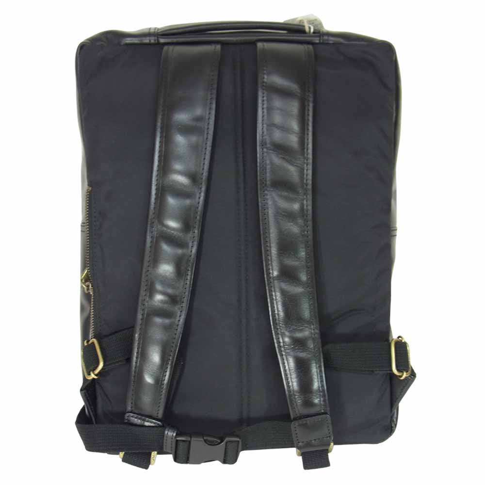 ダコタ 1620263 BLACK LABEL ブラックレーベル レザー リュック カワシ2 ブラック系【新古品】【未使用】【中古】