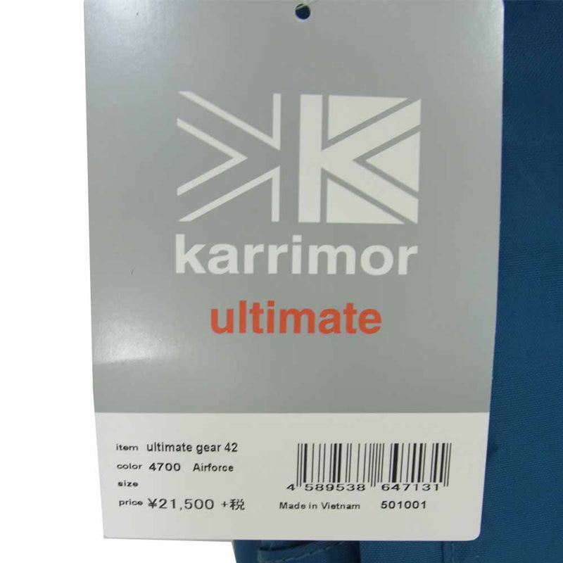Karrimor カリマー ultimate 42 アルティメイト バックパック リュック ブルー系【新古品】【未使用】【中古】