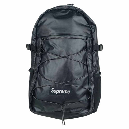 Supreme シュプリーム 17AW BOX LOGO CORDURA BACKPACK ボックスロゴ コーデュラ バックパック ブラック系【中古】