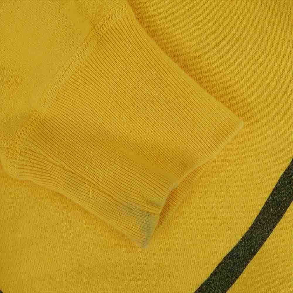 セントマイケル 21SS RAGLAN SWEAT SHIRT スマイルラグラン トレーナー イエロー系 L【中古】