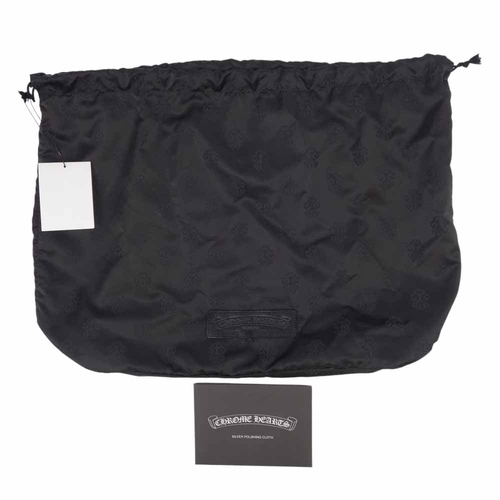 CHROME HEARTS クロムハーツ（原本有） SNAT PACK #1 スナットパック レザー バッグ L  ブラック系【新古品】【未使用】【中古】