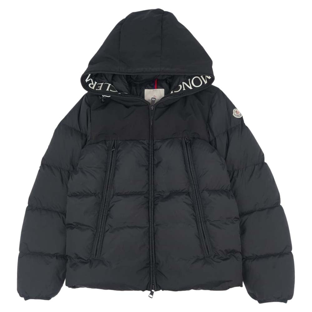MONCLER モンクレール 国内正規品 MONTCLAR モンクラー フード ダウン ジャケット ブラック系 1【中古】