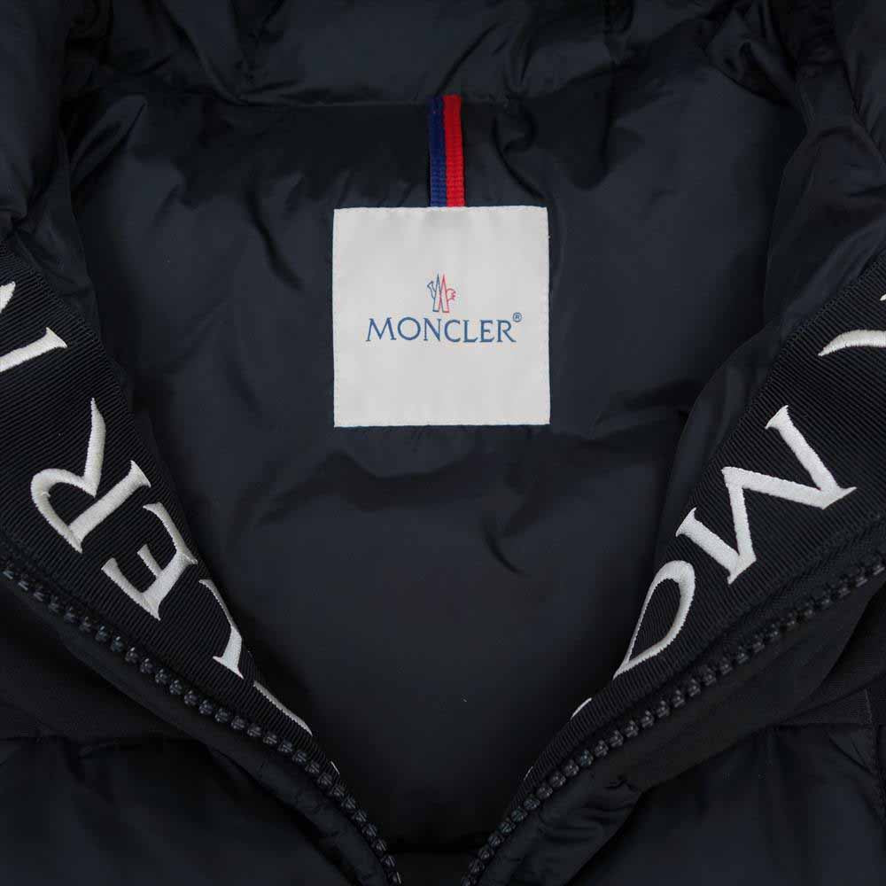 MONCLER モンクレール 国内正規品 MONTCLAR モンクラー フード ダウン ジャケット ブラック系 1【中古】
