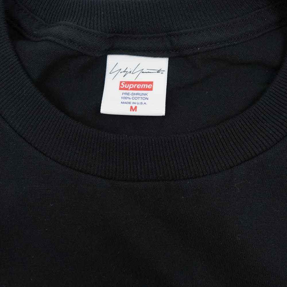 Supreme シュプリーム 20AW × Yohji Yamamoto ヨウジヤマモト Logo Tee ロゴ プリント Tシャツ ブラック系 M【新古品】【未使用】【中古】