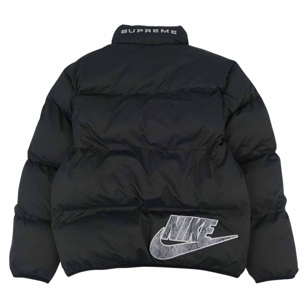 Supreme シュプリーム 21SS × NIKE ナイキ Reversible Puffy Jacket リバーシブル パフィ ジャケット ブラック系 M【新古品】【未使用】【中古】