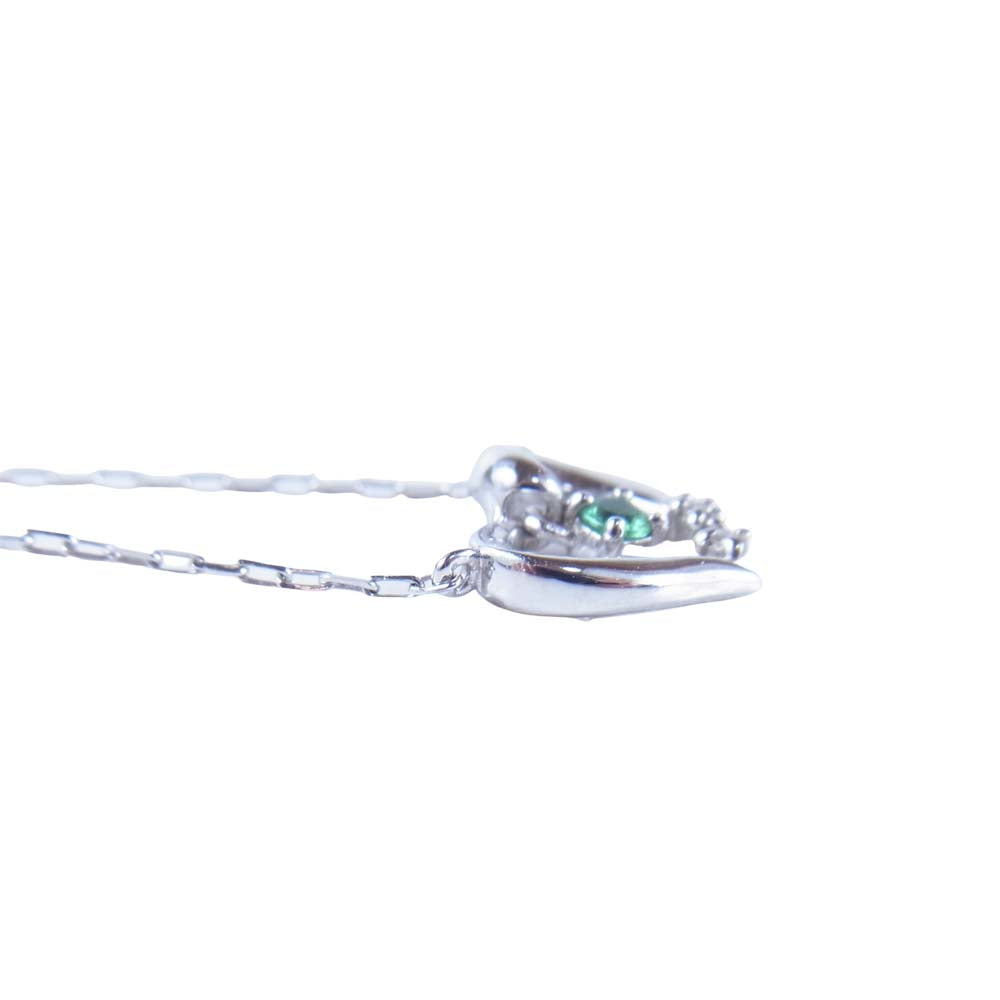 ヨンドシー K10 ハート ネックレス ハートネックレス アクセサリー シルバー系【中古】