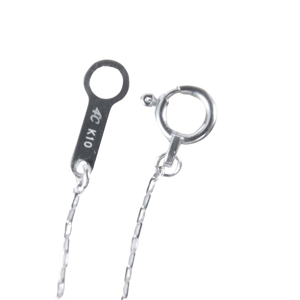 ヨンドシー K10 ハート ネックレス ハートネックレス アクセサリー シルバー系【中古】