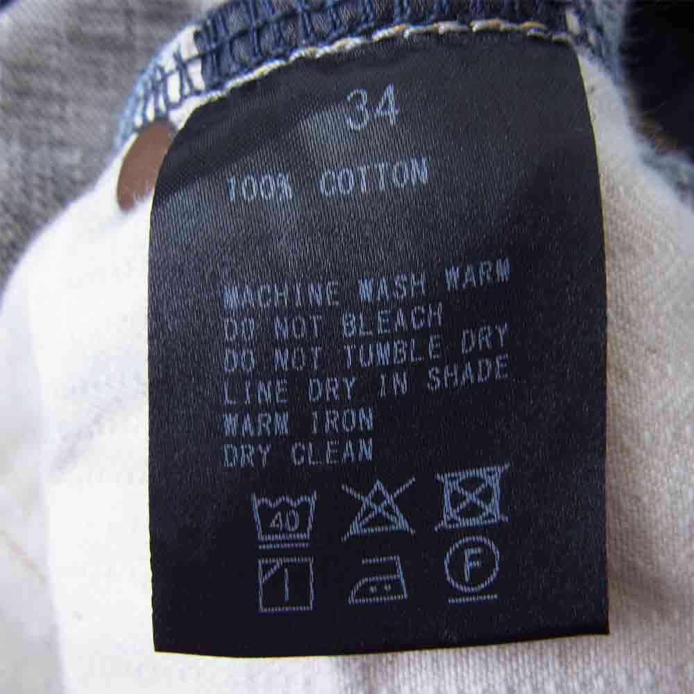 スマートクロージング 1605 STANDARD DIRT DENIM スタンダード ダート デニムパンツ インディゴブルー系 34【中古】