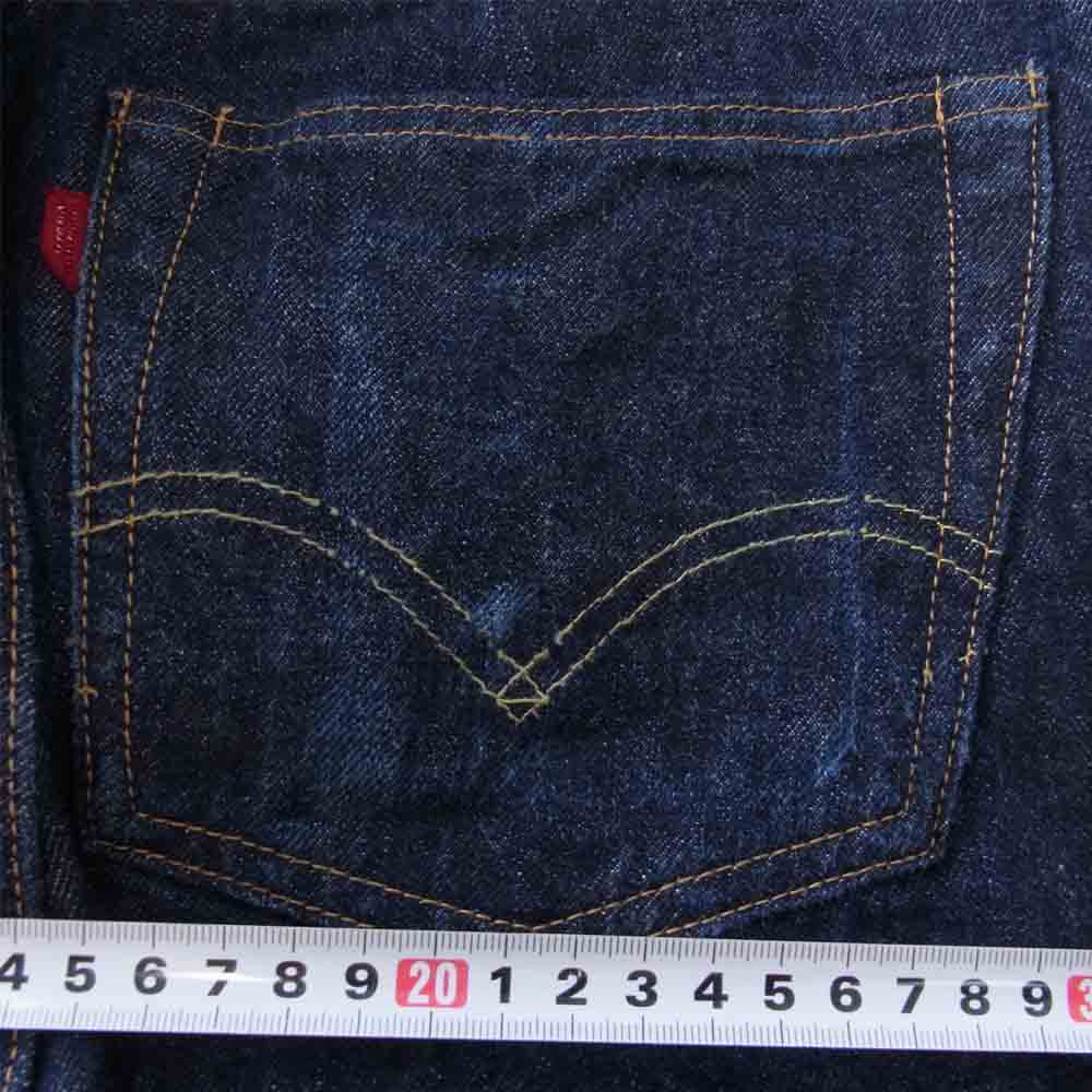 WAREHOUSE ウエアハウス 1001XX 赤タブ アーキュエイトステッチ モデル デニムパンツ インディゴブルー系 31【中古】