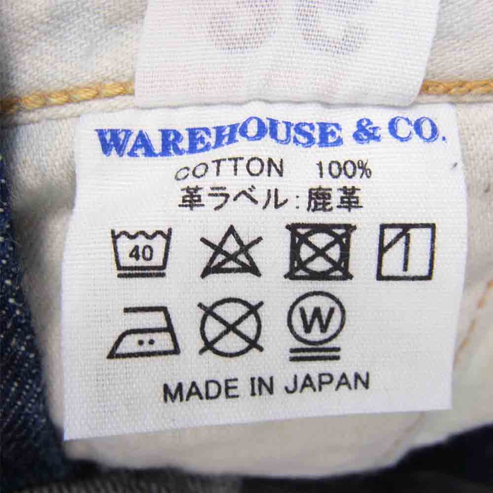 WAREHOUSE ウエアハウス DD-1006XX NO.1 DENIM OVERALL デニム オーバーオール インディゴブルー系 36【中古】