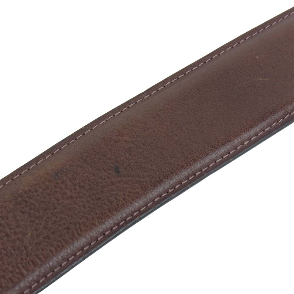 CHROME HEARTS クロムハーツ（原本有） GUNSLINGER BELT ガンスリンガー レザー ベルト ブラウン ブラウン系 34【中古】