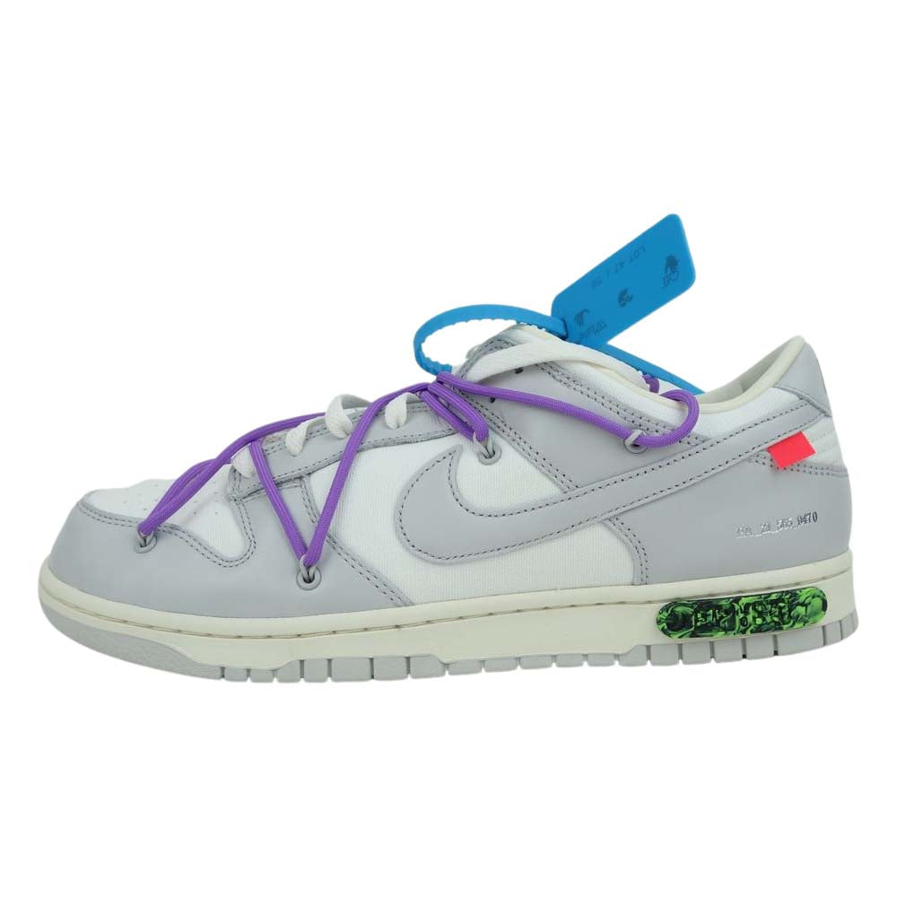 NIKE ナイキ DM1602 125 Off-White オフホワイト Dunk Low The 50 Collection 50 of 47 スニーカー グレー系 29cm【新古品】【未使用】【中古】