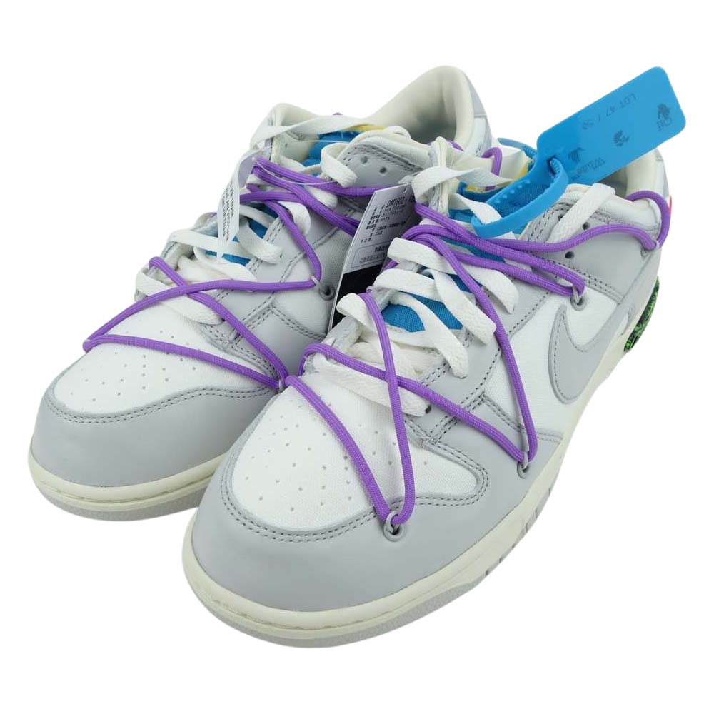 NIKE ナイキ DM1602 125 Off-White オフホワイト Dunk Low The 50 Collection 50 of 47 スニーカー グレー系 29cm【新古品】【未使用】【中古】