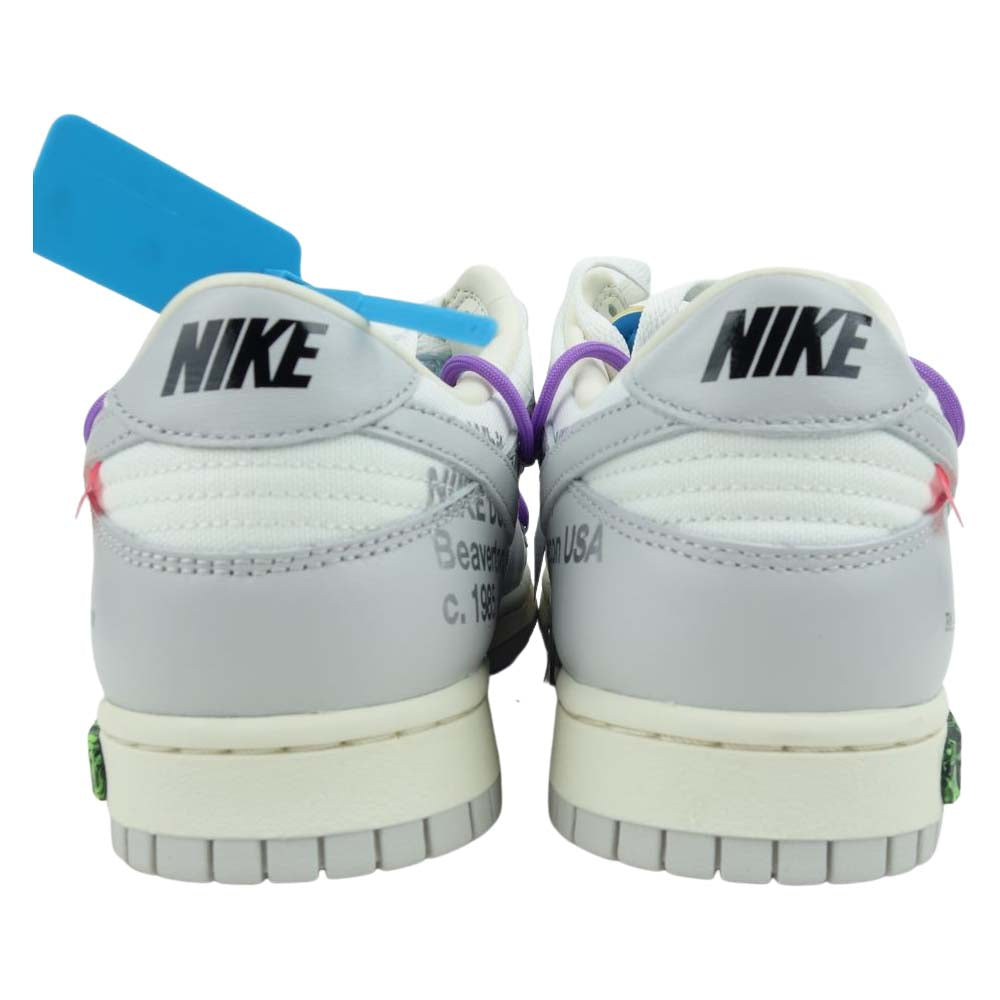 NIKE ナイキ DM1602 125 Off-White オフホワイト Dunk Low The 50 Collection 50 of 47 スニーカー グレー系 29cm【新古品】【未使用】【中古】