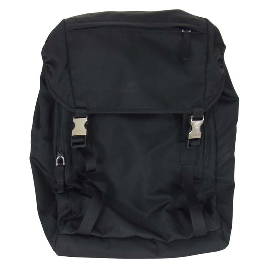 PRADA プラダ 2VZ062 TESSUTO MONTAGN ナイロン リュック バックパック ブラック系【中古】