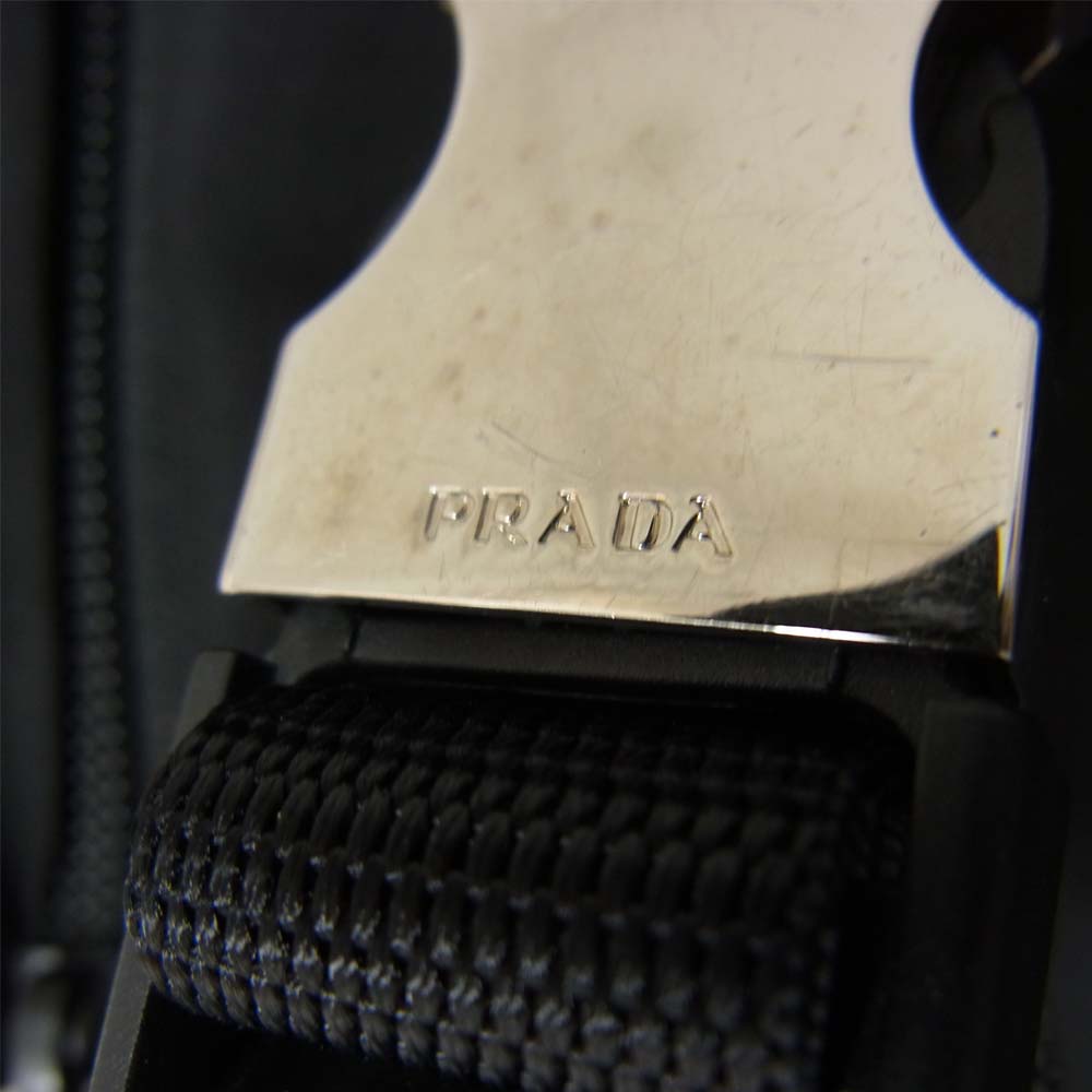 PRADA プラダ 2VZ062 TESSUTO MONTAGN ナイロン リュック バックパック ブラック系【中古】