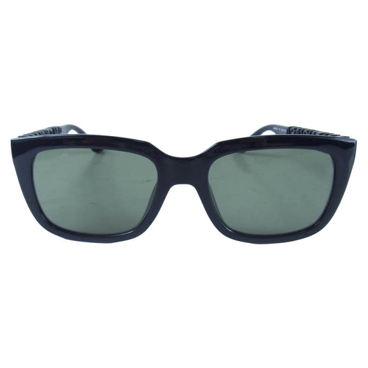 BALENCIAGA バレンシアガ BB0108S SUNNGLASSES アイウェア ロゴ サングラス ブラック系 56□19-145【中古】