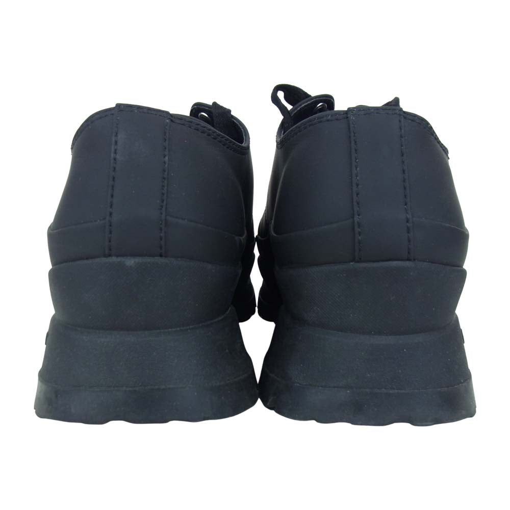 KAZUYUKI KUMAGAI ATTACHMENT カズユキクマガイアタッチメント 20SS KA01-002 マイクロコーティング ローカット スニーカー ブラック系 42【中古】