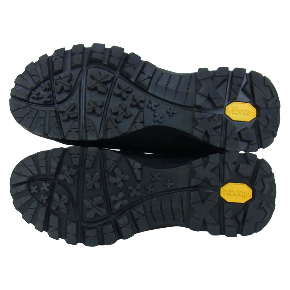 KAZUYUKI KUMAGAI ATTACHMENT カズユキクマガイアタッチメント 20SS KA01-002 マイクロコーティング ローカット スニーカー ブラック系 42【中古】