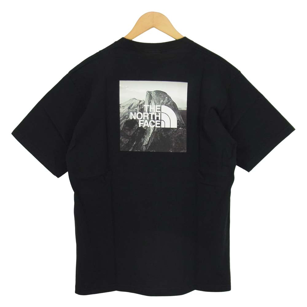 THE NORTH FACE ノースフェイス NT32036 S/S Pictured Square Logo Tee ショートスリーブ  ピクチャード スクエア ロゴ Tシャツ ブラック系 XL【新古品】【未使用】【中古】