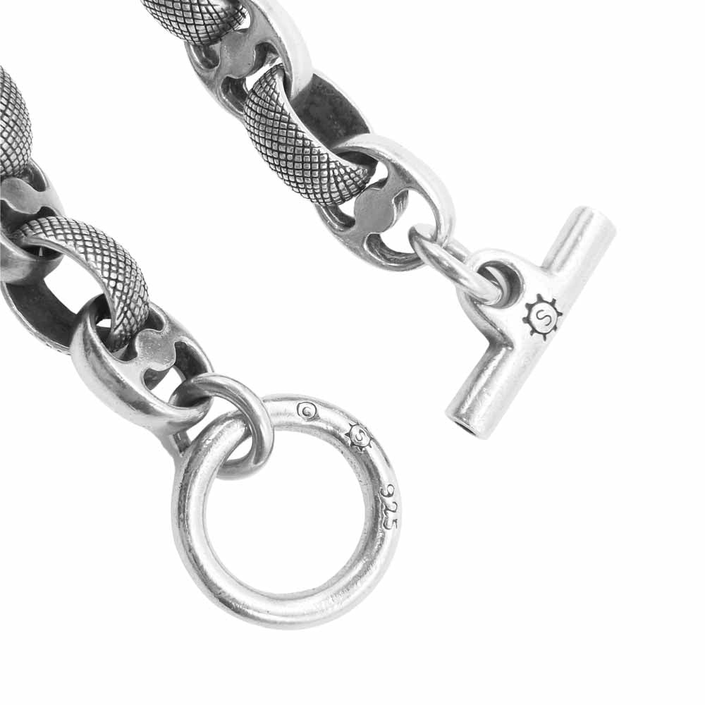 STARLIN GEAR スターリンギア ギャランティカード付属 MAORI スカル スネーク マオリ カスタム ネックレス シルバー系【中古】