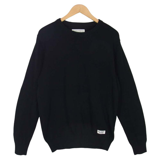 WACKO MARIA ワコマリア ニット セーター ブラック ブラック系 L【美品】【中古】