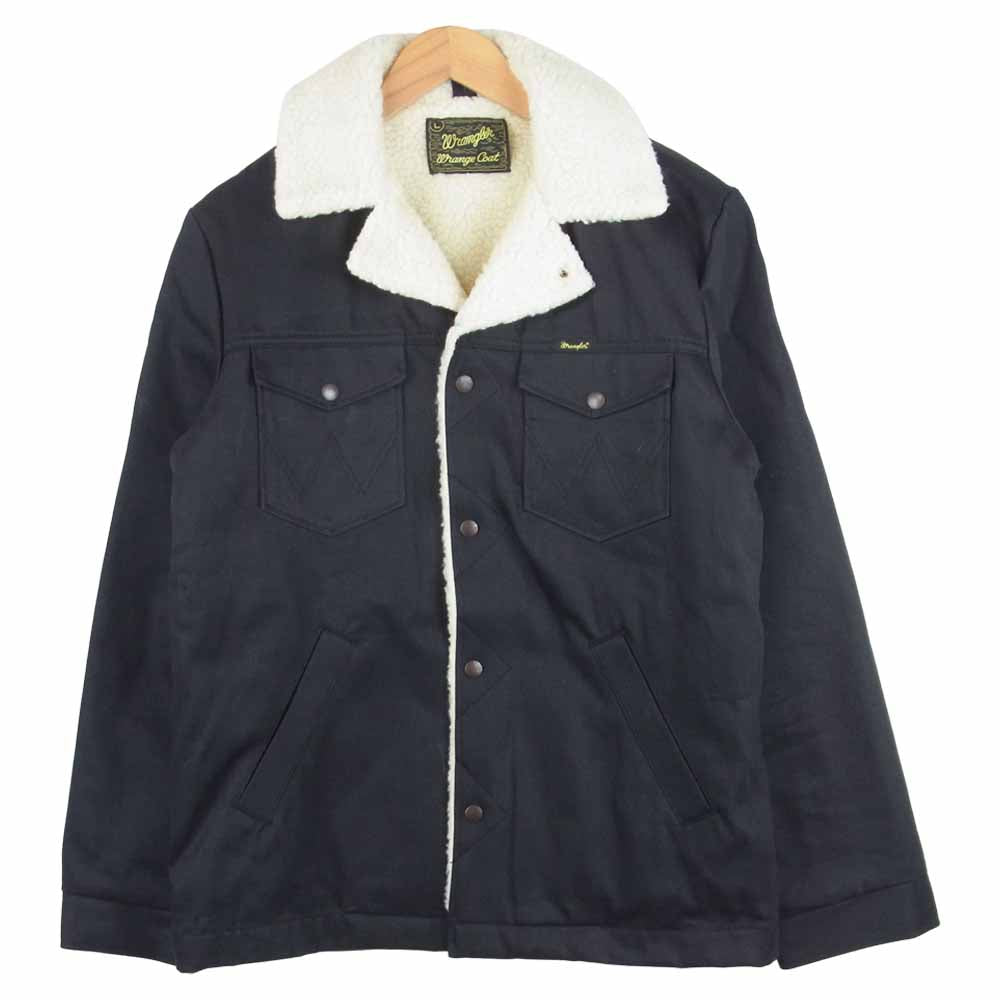 WACKO MARIA ワコマリア WS9079 WRANGLER ラングラー ボア ランチ ジャケット 日本製 ブラック系 L【極上美品】【中古】