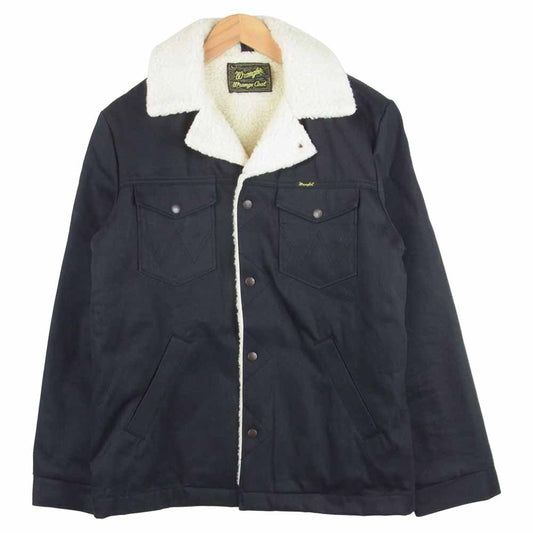WACKO MARIA ワコマリア WS9079 WRANGLER ラングラー ボア ランチ ジャケット 日本製 ブラック系 L【極上美品】【中古】