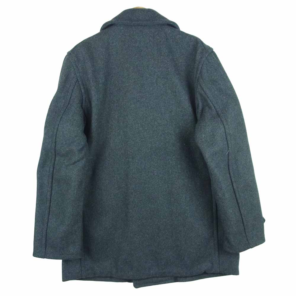WACKO MARIA ワコマリア 15FW-WMO-CO12 PEA COAT ピーコート ウール 日本製 グレー系 XL【極上美品】【中古】