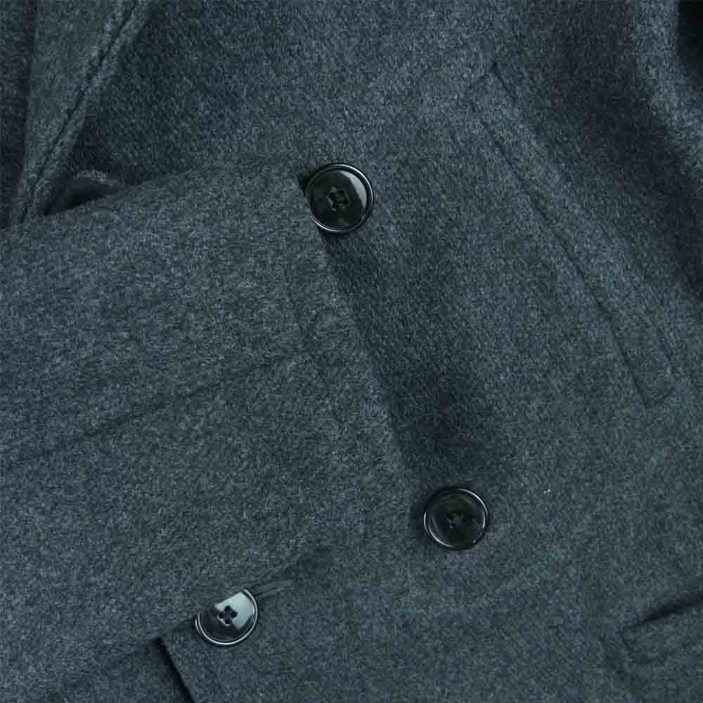 WACKO MARIA ワコマリア 15FW-WMO-CO12 PEA COAT ピーコート ウール 日本製 グレー系 XL【極上美品】【中古】